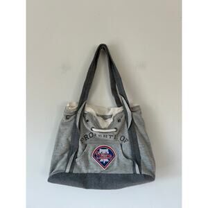 Little Earth Phillies hoodie sweatshirt bag grey